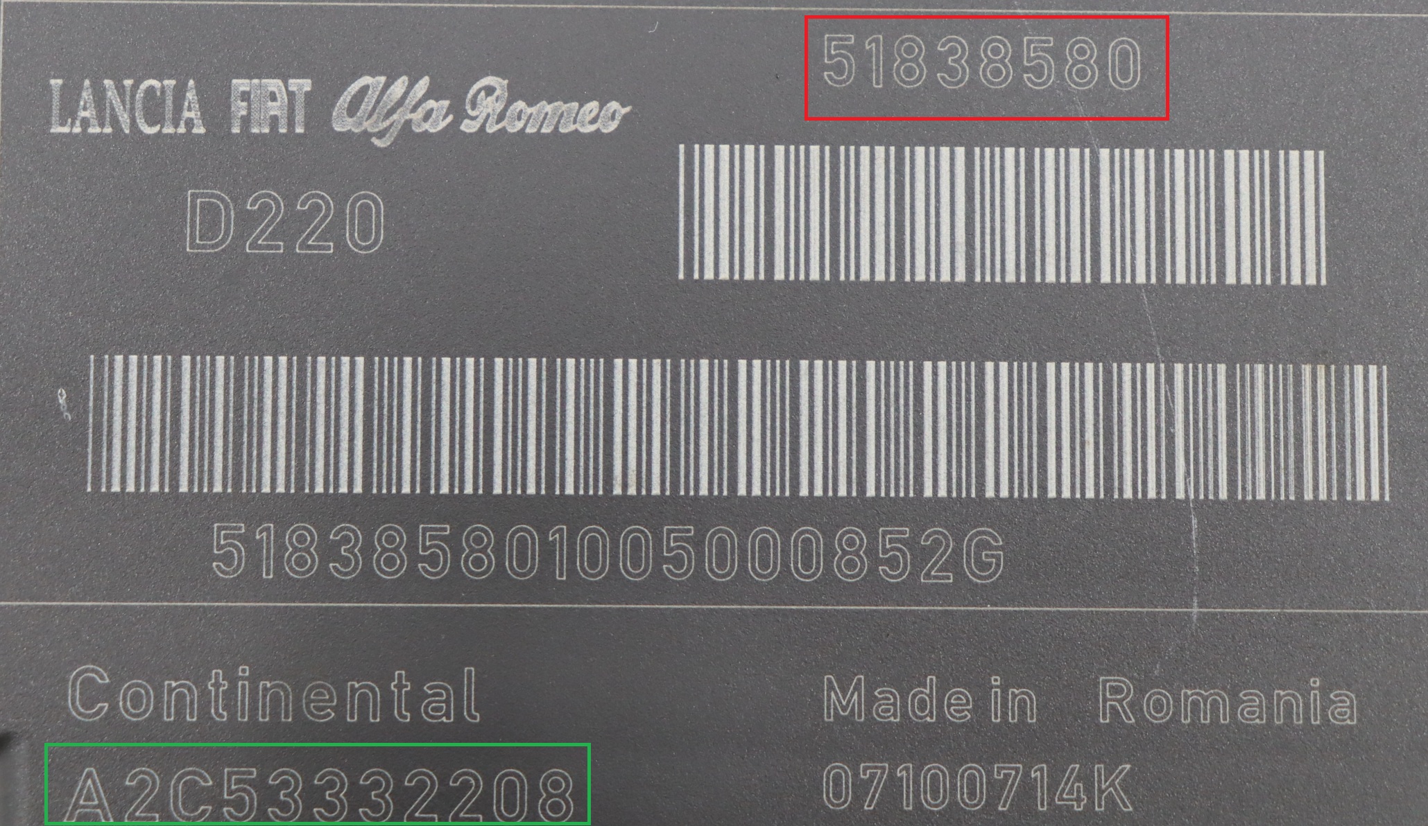 Linde - Grande Punto vanaf 2005 Airbagmodule reparatie