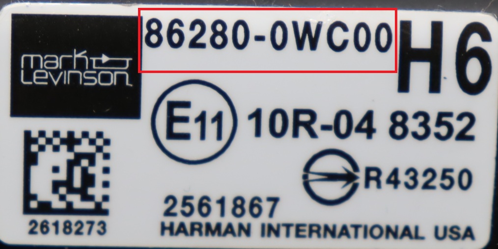 Lexus - NX 300H facelift vanaf 2017 Versterker reparatie