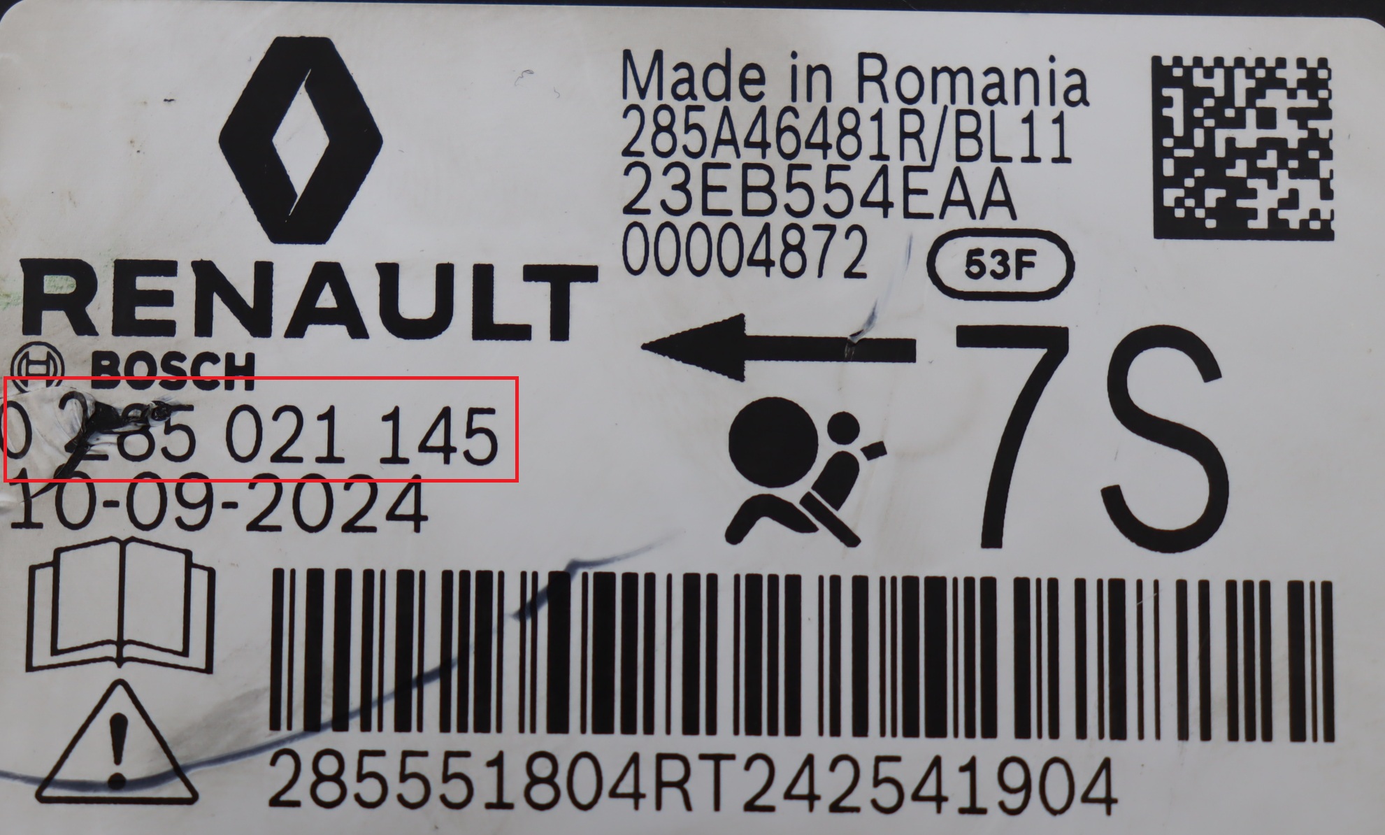 Mercedes - Citan vanaf 2021 Airbagmodule reparatie