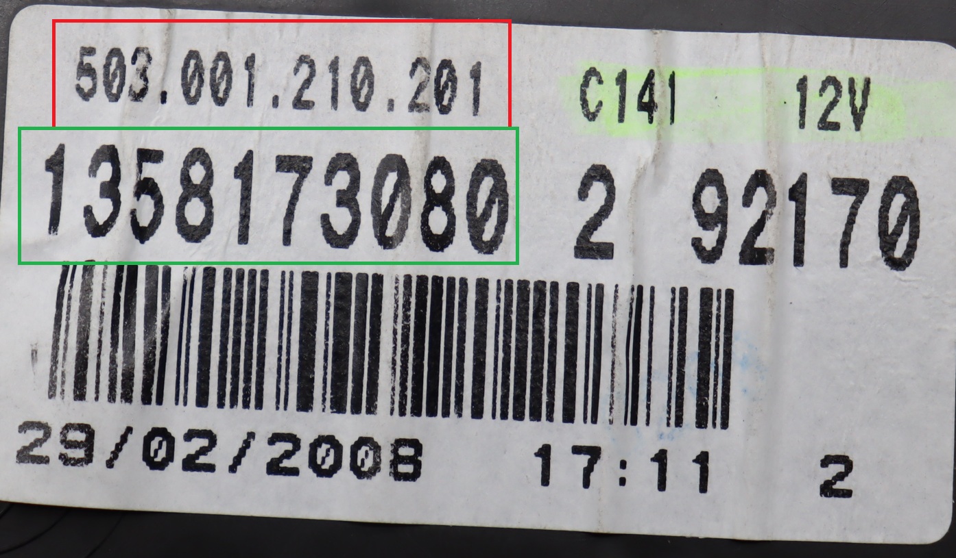 Fiat - Ducato 3 vanaf 2006 Tellerpaneel reparatie