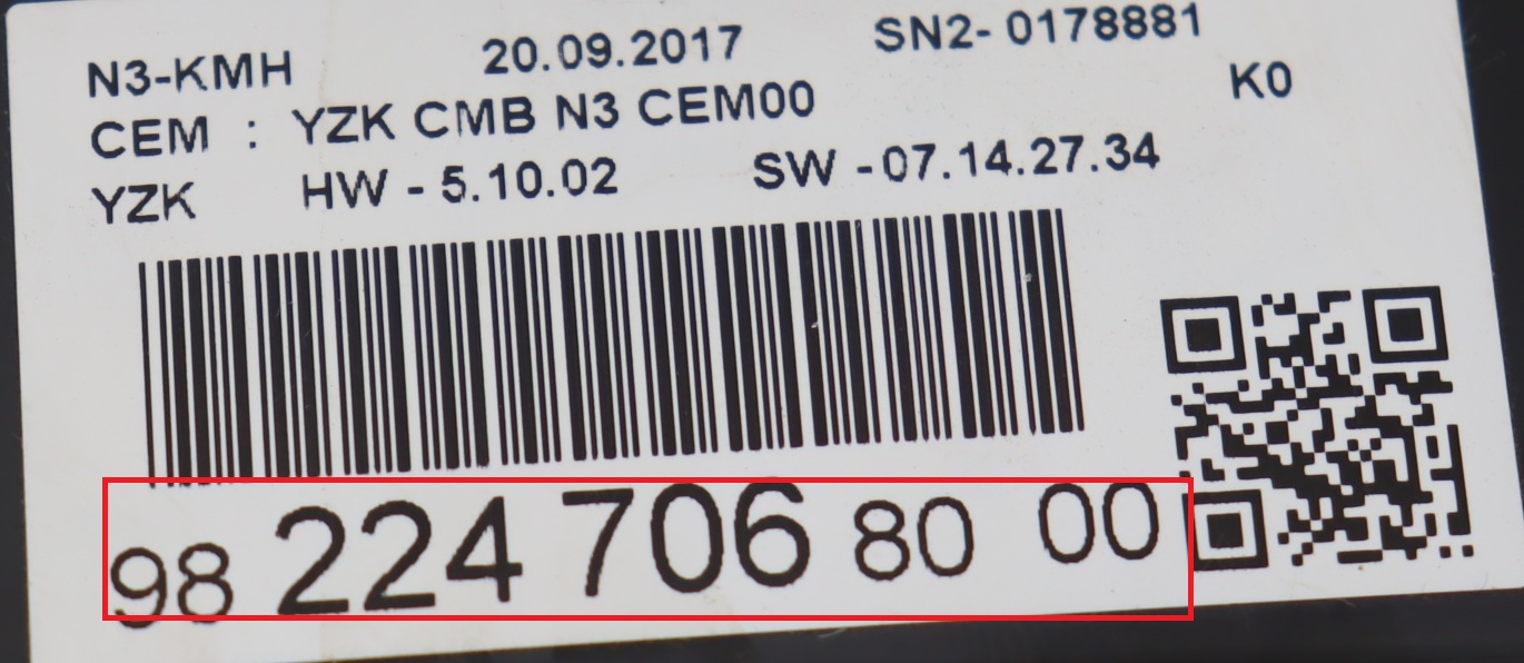 Peugeot - Expert 3 vanaf 2016 Tellerpaneel reparatie