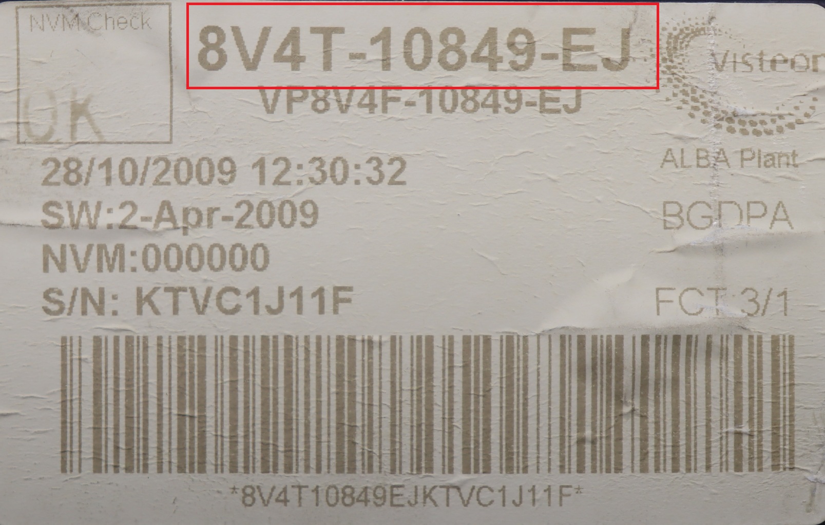 Ford - Kuga vanaf 2008 Tellerpaneel reparatie
