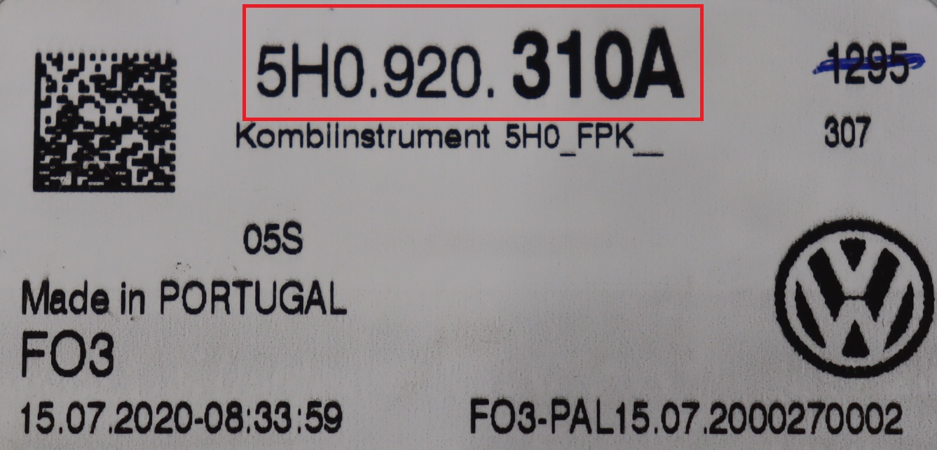 Volkswagen - Golf 8 v.a. 2020 Tellerpaneel reparatie