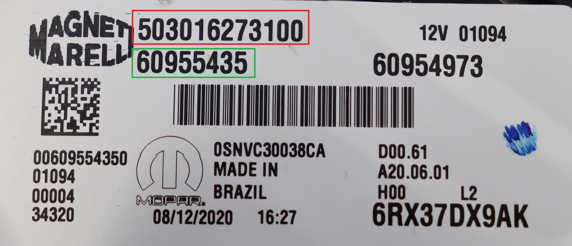 Jeep - Compass 2de gen. facelift vanaf 2020 Tellerpaneel reparatie