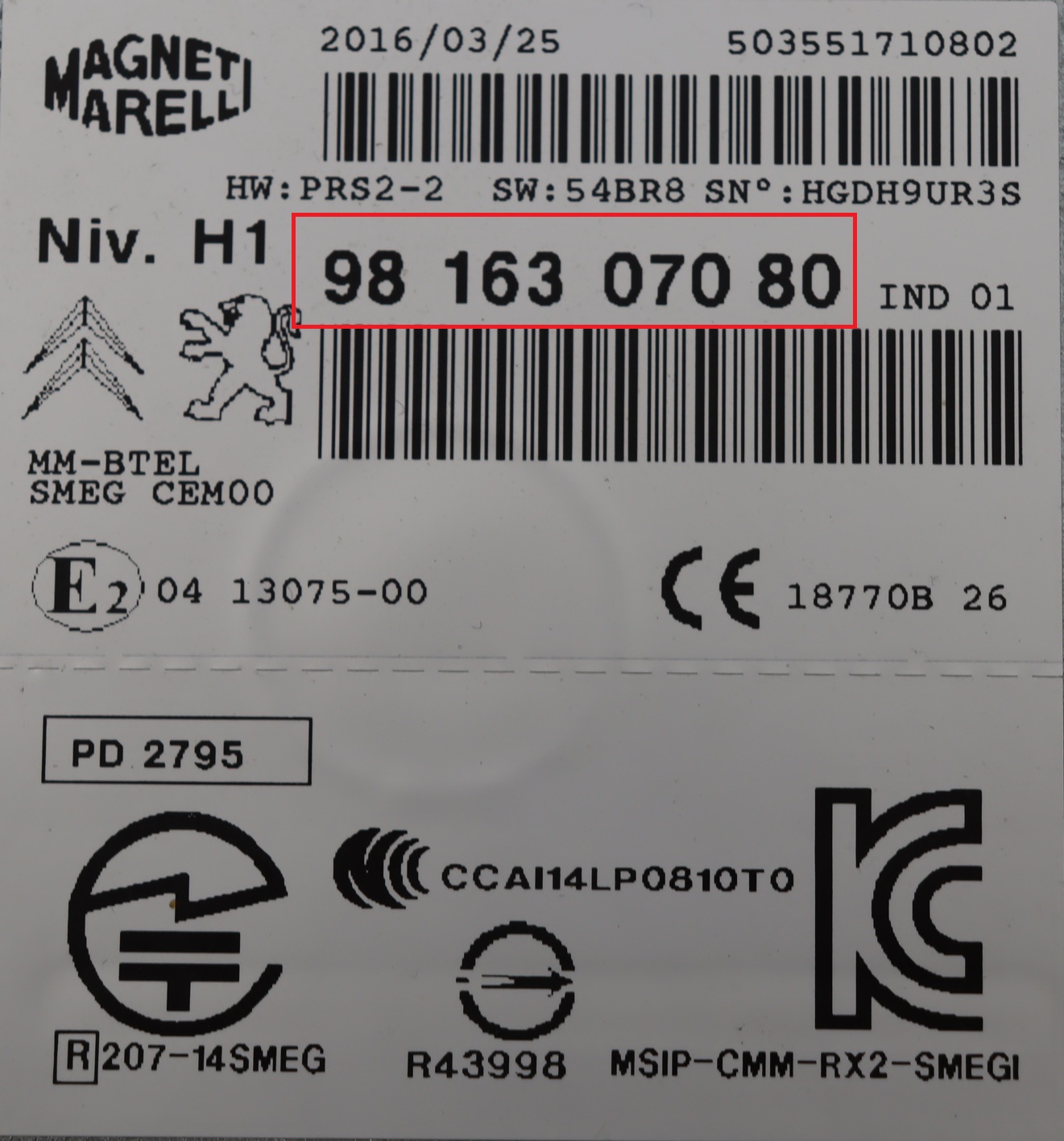 Citroen - C4 Cactus vanaf 2014 Navigatiemodule reparatie