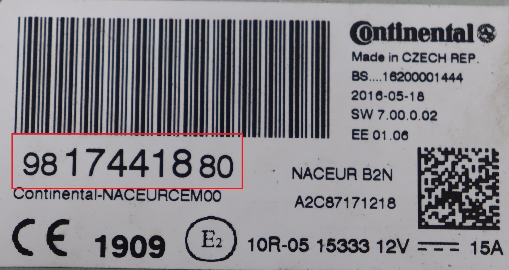 Citroen - DS5 facelift vanaf 2015 Navigatiemodule reparatie