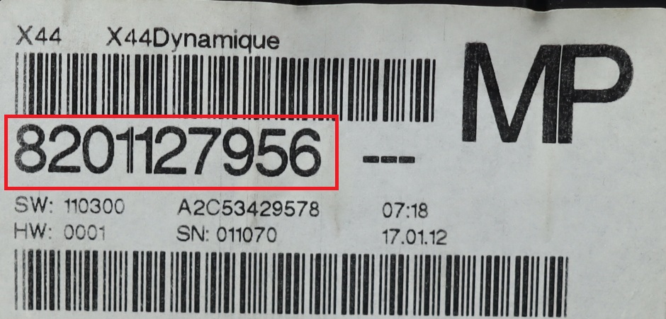 Renault - Twingo 2 vanaf 2007 Tellerpaneel reparatie