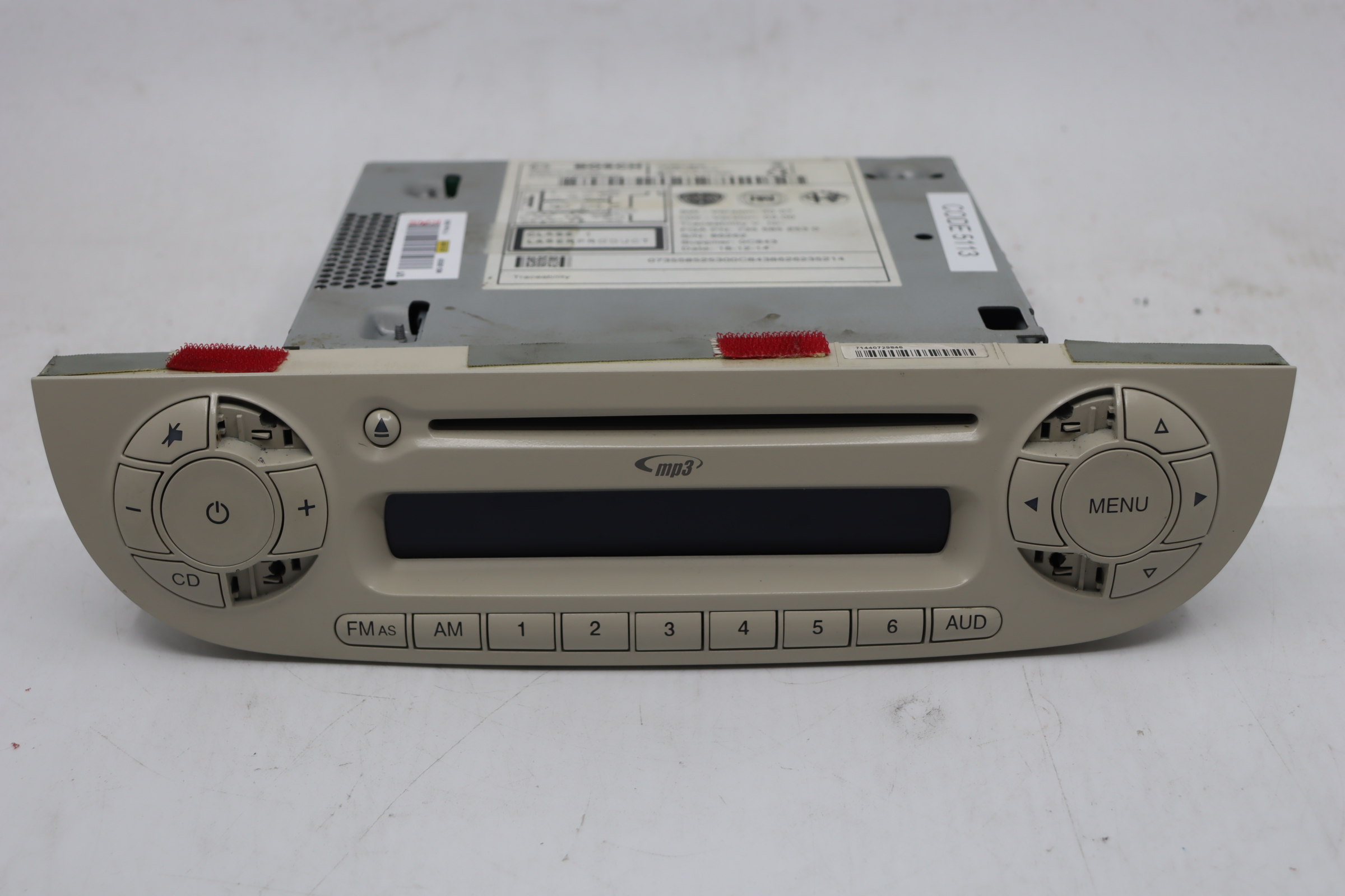 Fiat - 500 facelift vanaf 2015 Radio CD-Speler reparatie