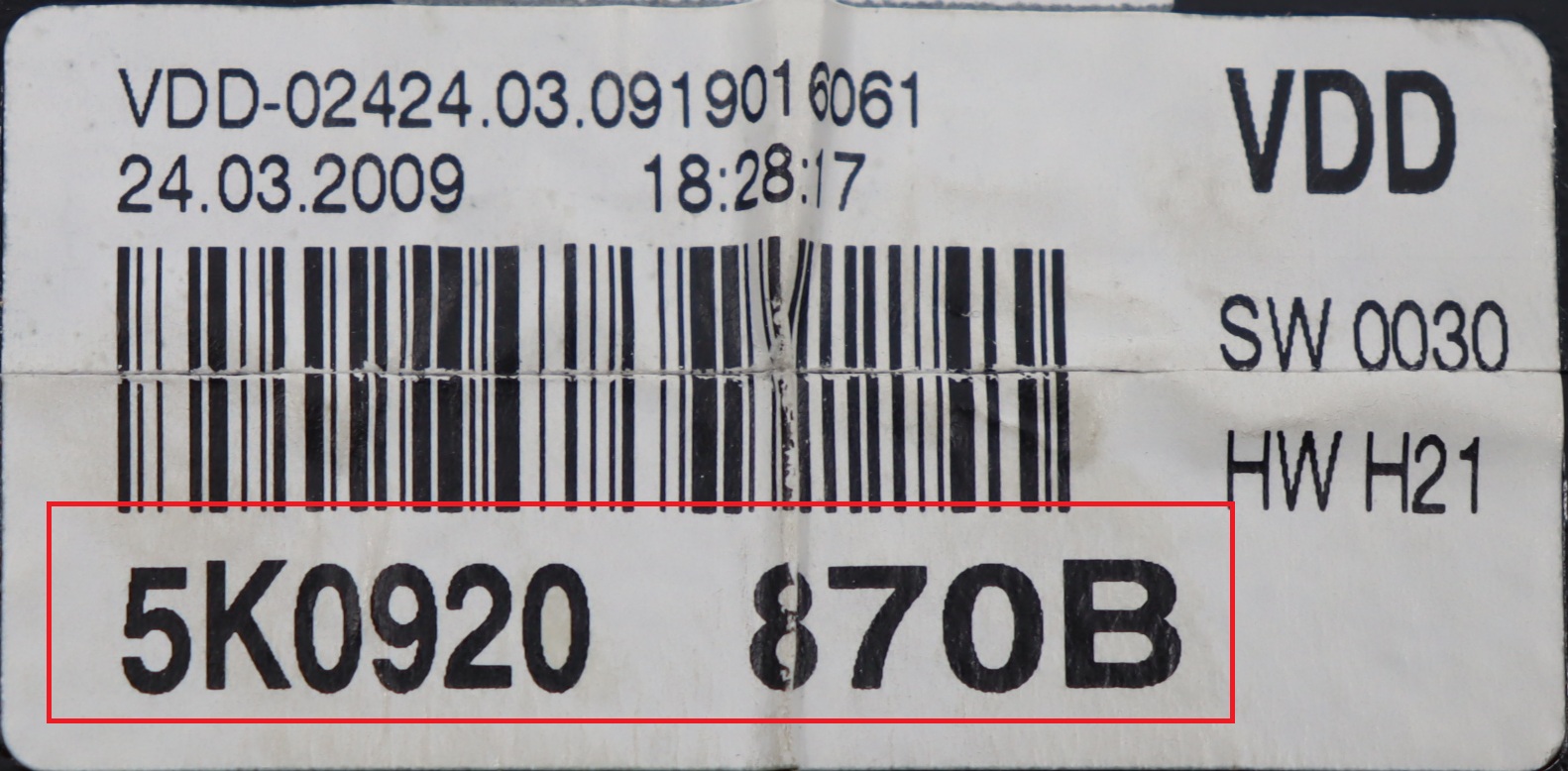 Volkswagen - Golf 6 vanaf 2008 Tellerpaneel reparatie