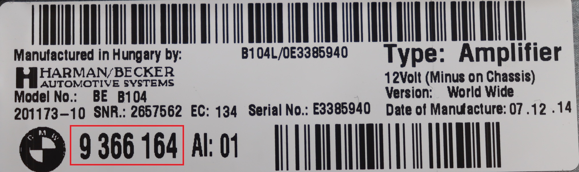 Yamaha - X3 F25 facelift v.a. 2014 Versterker reparatie