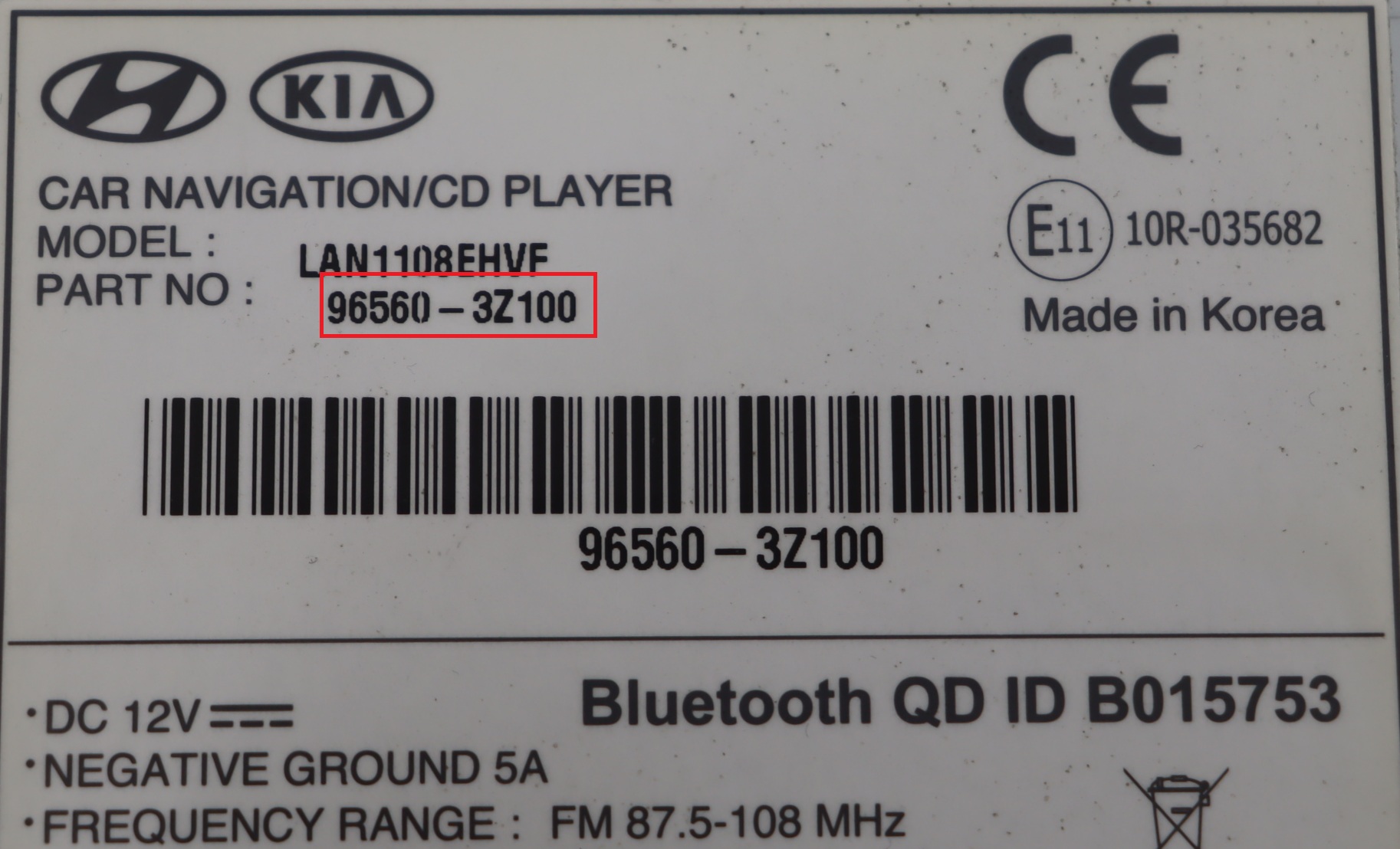 Hyundai - I 40 Vanaf 2011 Navigatietoestel reparatie