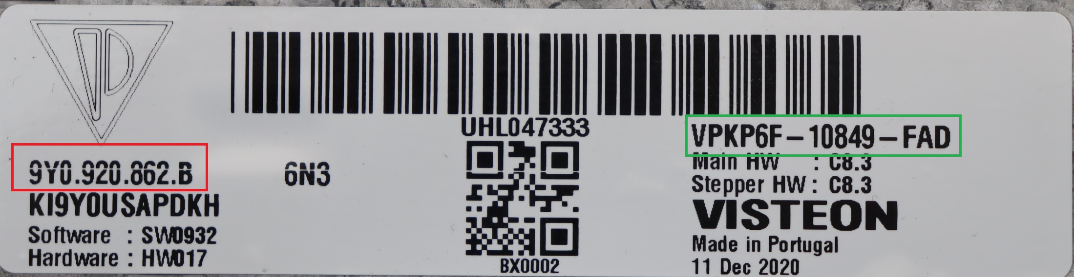 Porsche - Cayenne 3de gen vanaf 2018 Tellerpaneel reparatie