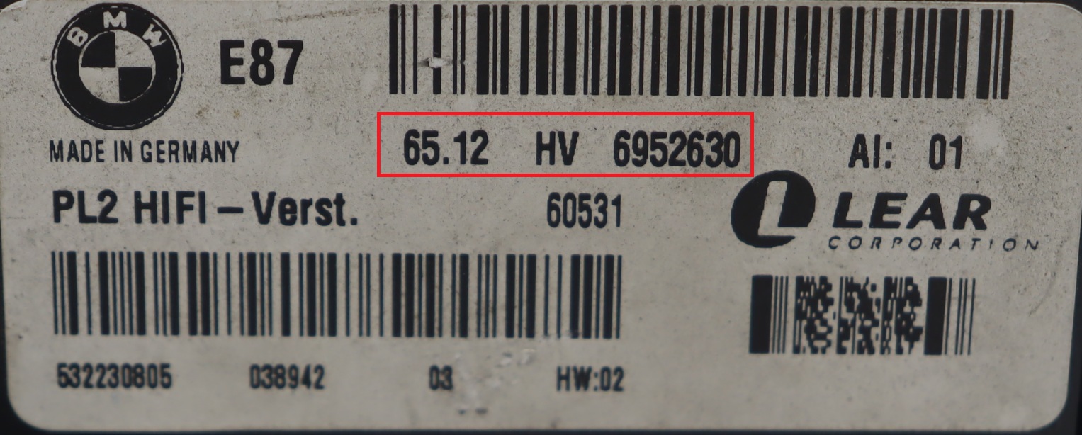 Yamaha - 1 Serie E 87 vanaf 2004 Versterker reparatie