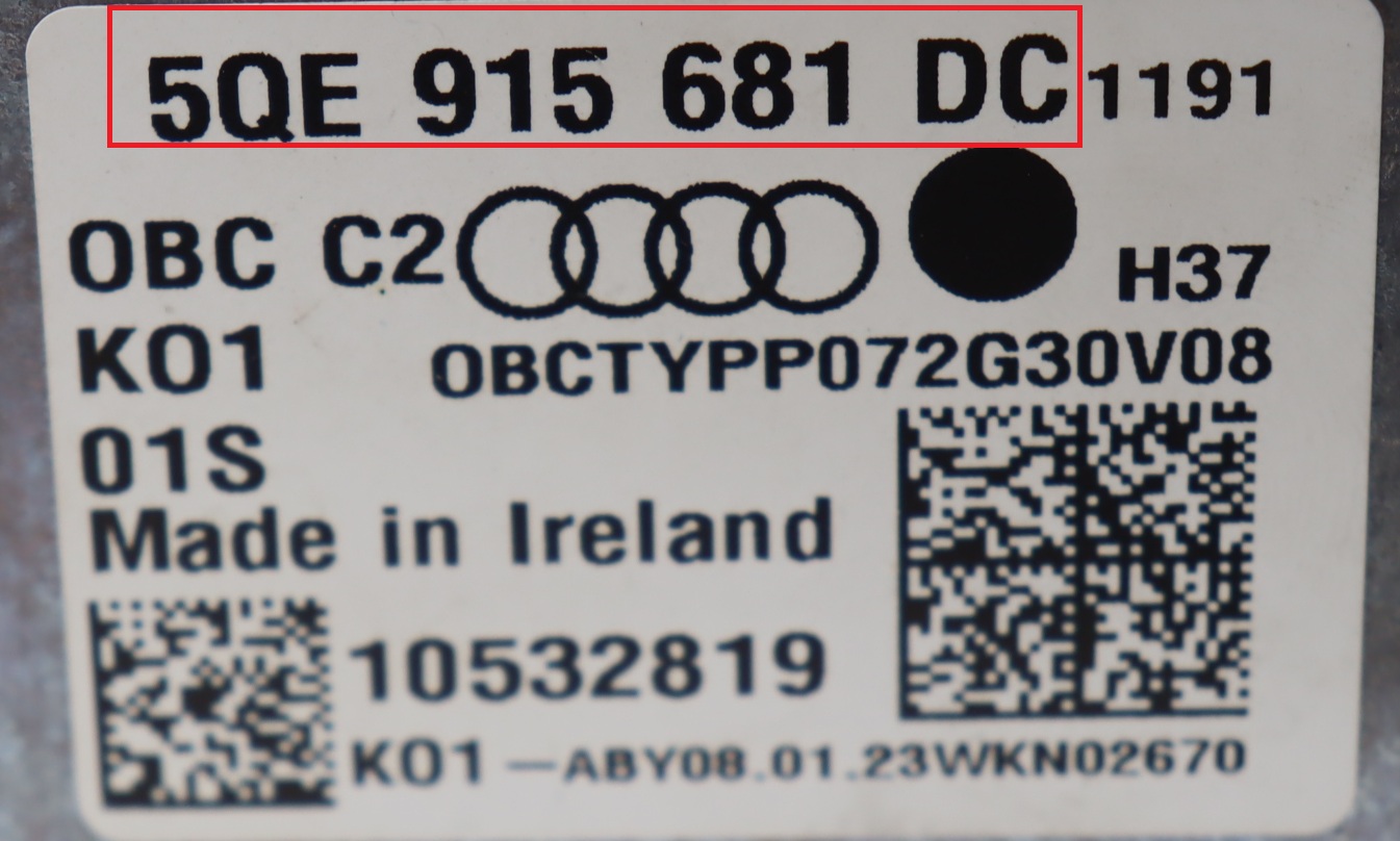Yamaha - Q5 FY facelift vanaf 2020 OBC reparatie