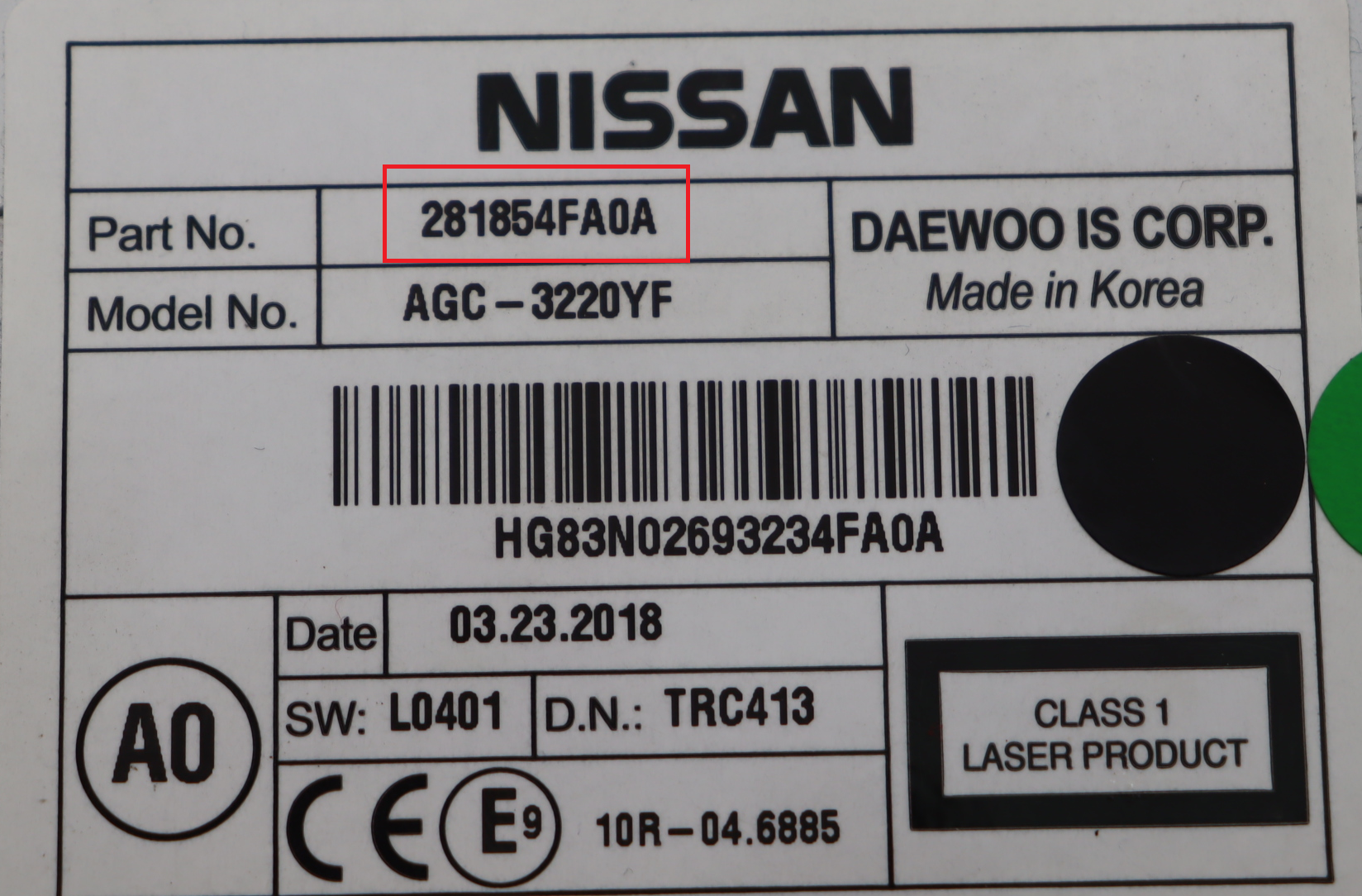 Nissan - E-NV200 vanaf 2012 Radio CD-Speler reparatie