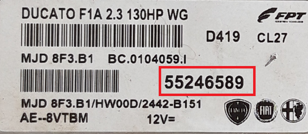 Westfalia - Ducato 4 vanaf 2014 Motor ECU reparatie