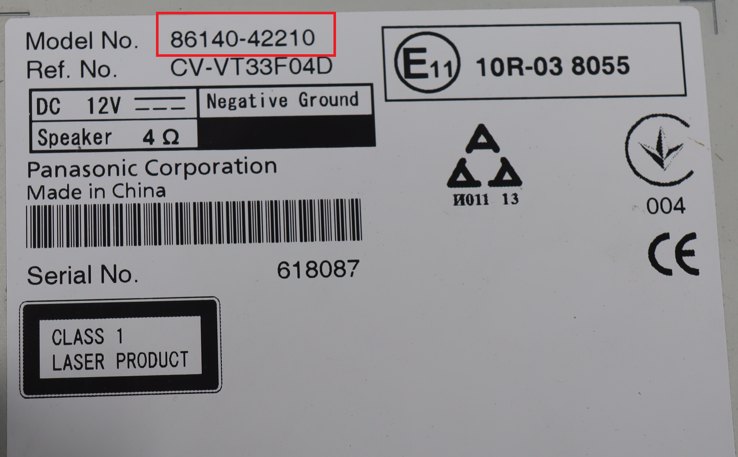 Toyota - RAV 4 4de gen vanaf 2013 Navigatietoestel reparatie