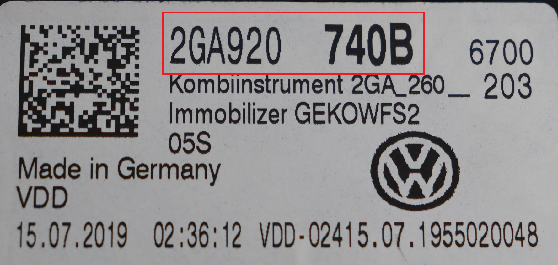 Volkswagen - T-Roc A1 vanaf 2017 Tellerpaneel reparatie