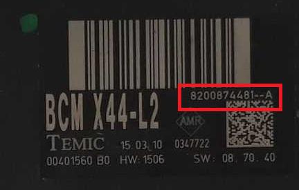 Yamaha - Twingo 2 vanaf 2007 Body Control module reparatie