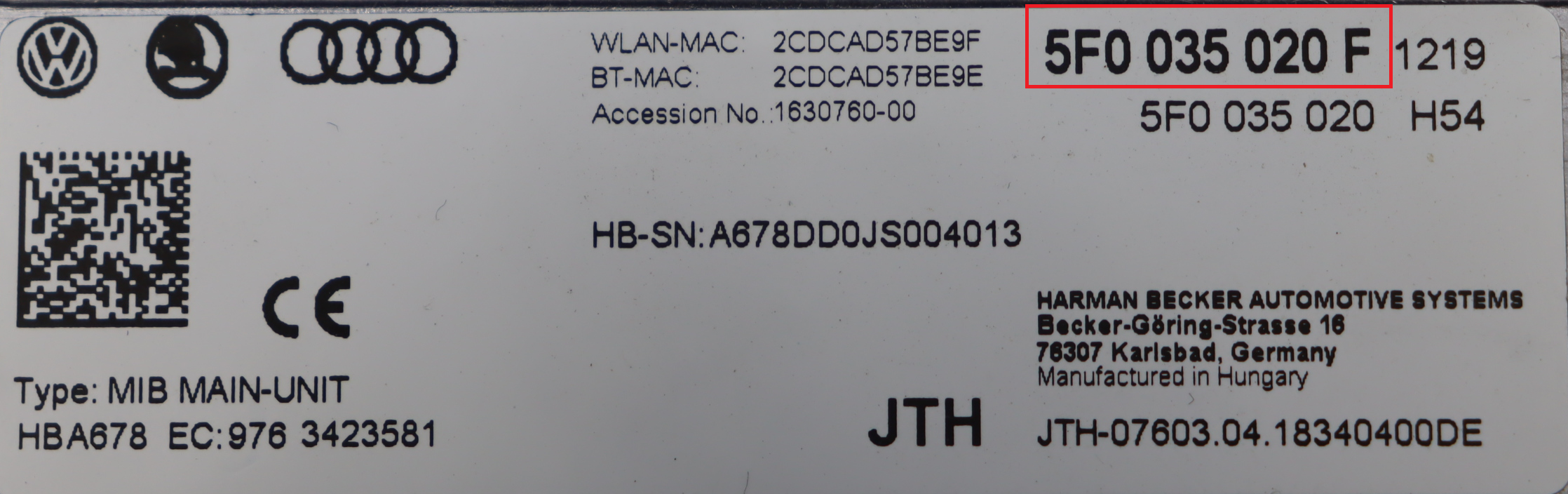 Seat - Ateca vanaf 2016 Navigatiemodule reparatie