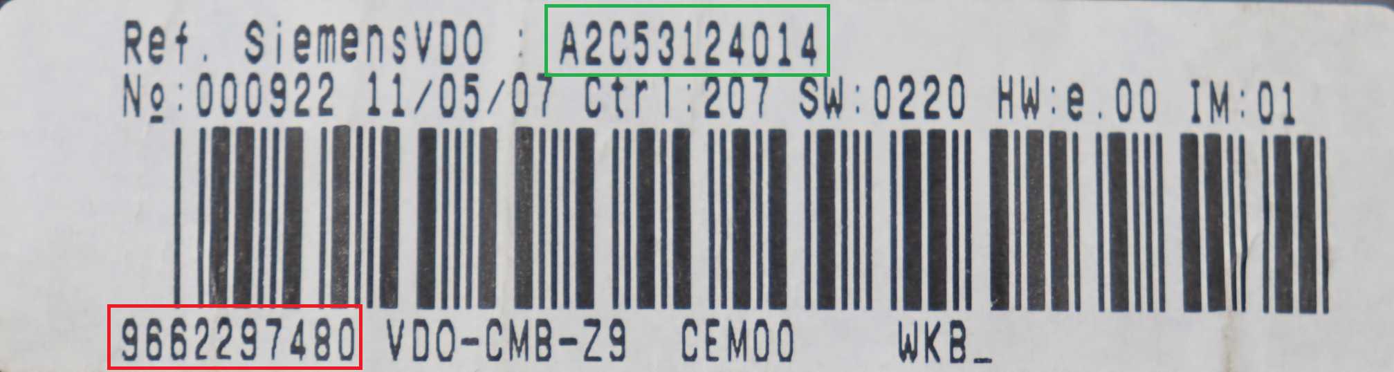 Peugeot - 607 facelift vanaf 2004 Tellerpaneel reparatie