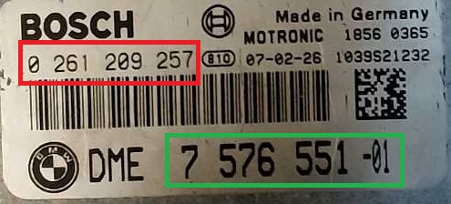 BMW  - X5 E70 vanaf 2007 Motor ECU reparatie