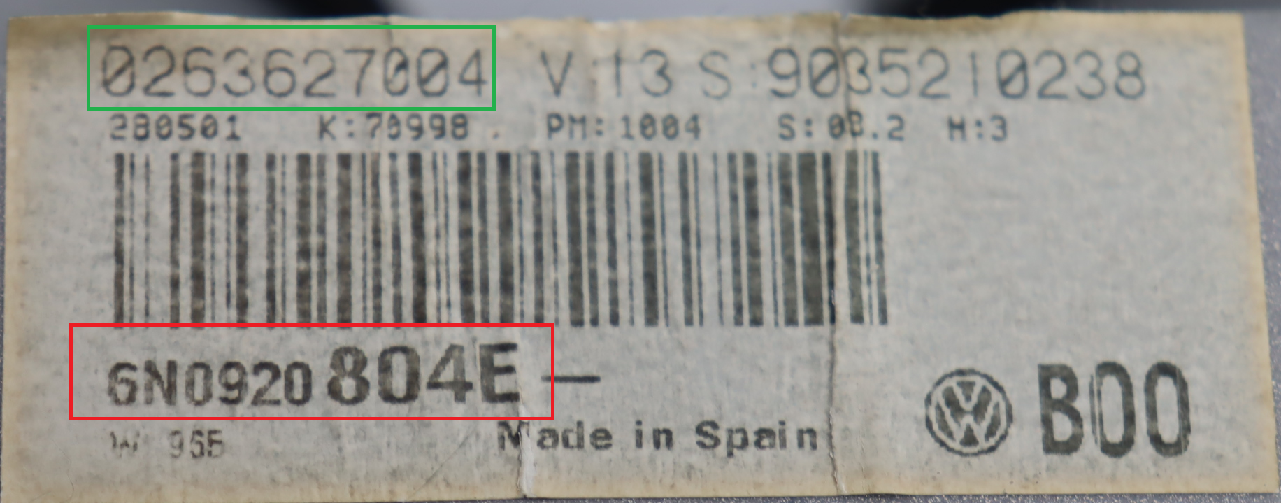 Volkswagen - Polo 6N2 vanaf 1999 Tellerpaneel reparatie