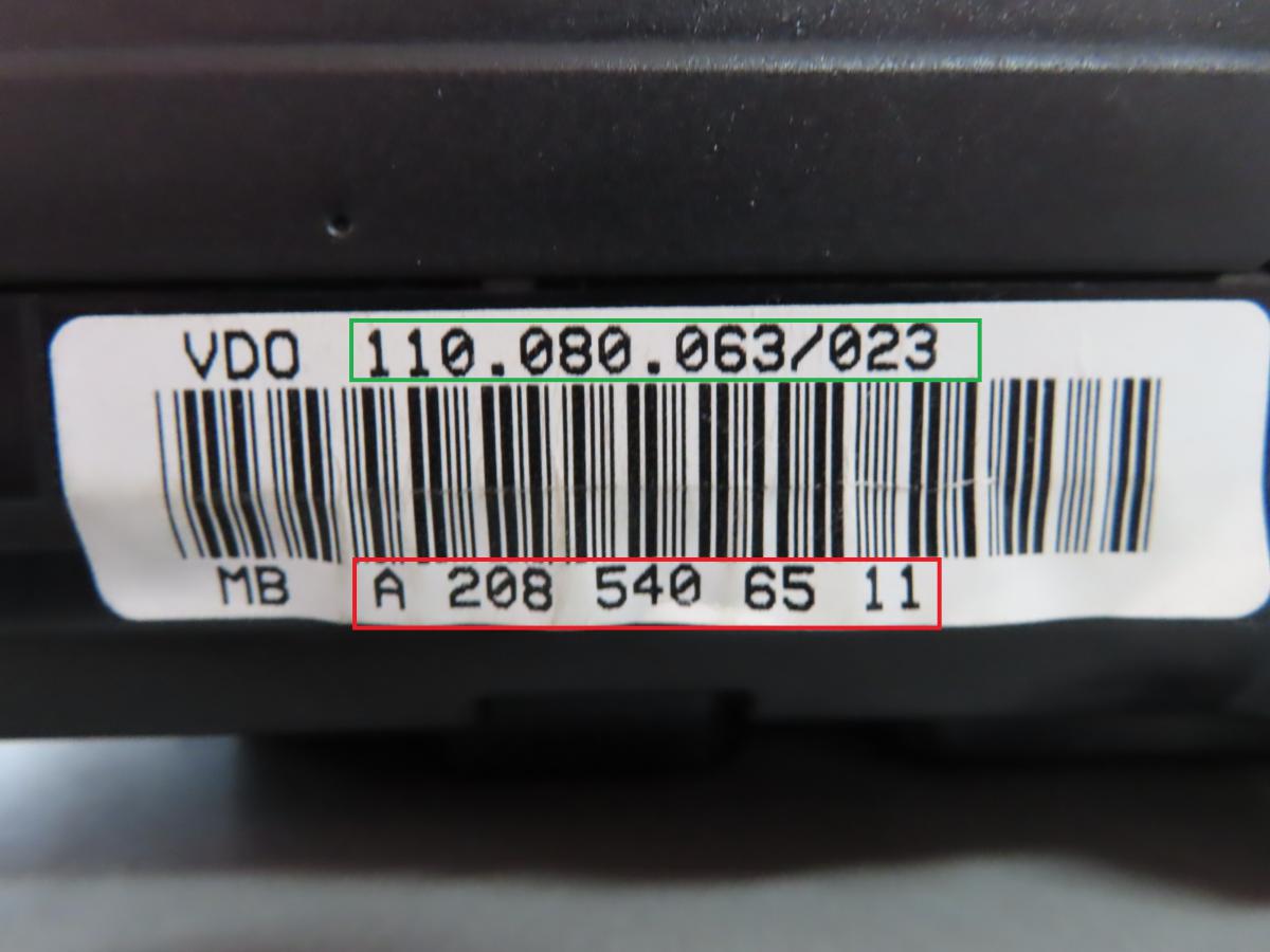 Mercedes - E-klasse W210 vanaf 1995 Tellerpaneel reparatie