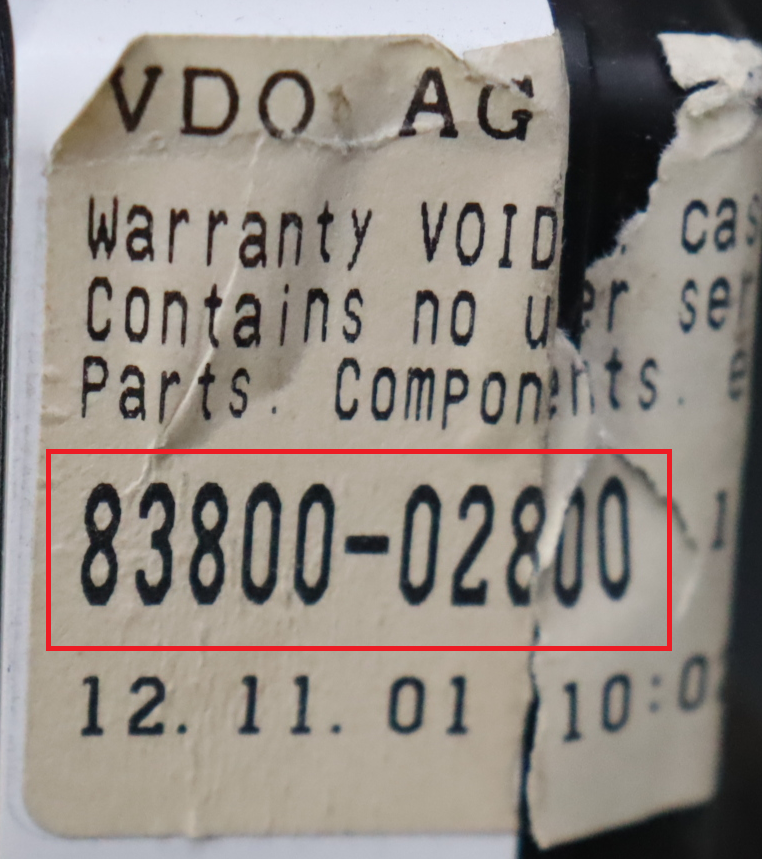 Toyota - Corolla E12 vanaf 2002 Tellerpaneel reparatie