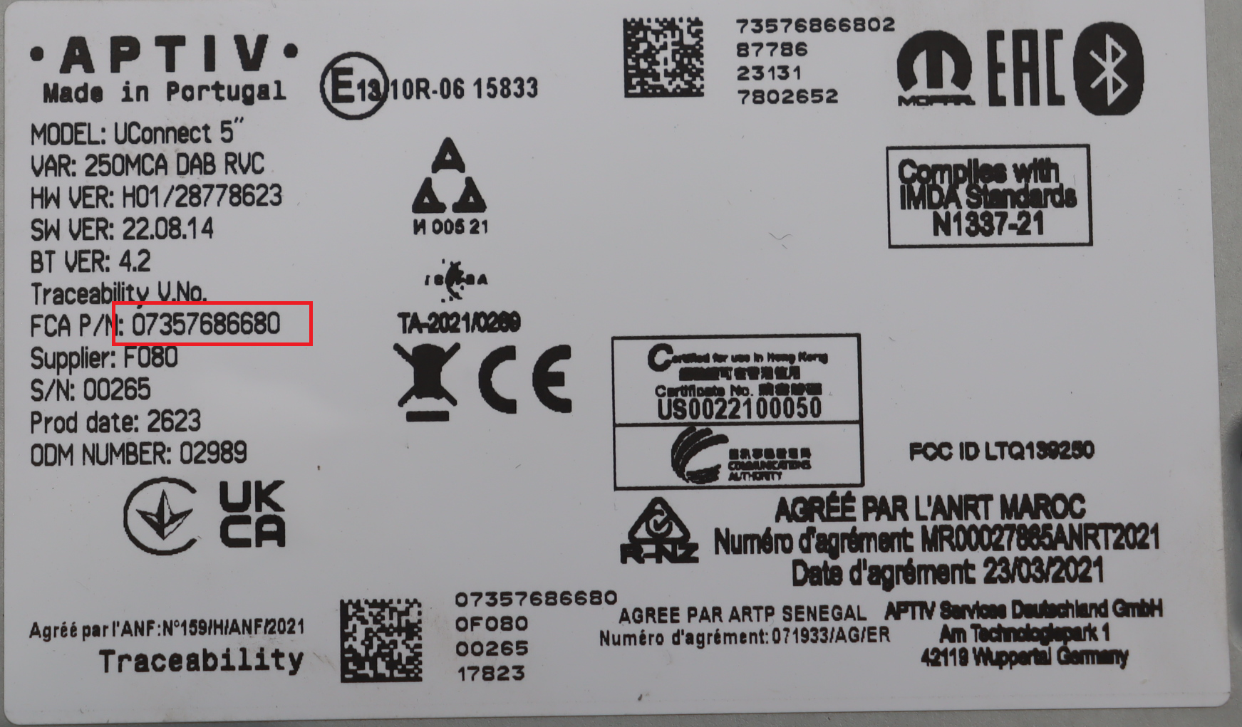 Yamaha - Ducato 4 facelift vanaf 2023 Mediatoestel reparatie