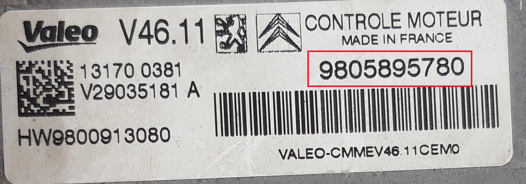 Citroen - C3 phase 2 facelift vanaf 2013 Motor ECU reparatie