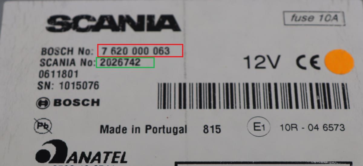 Scania - R-serie vanaf 2004 Navigatietoestel reparatie