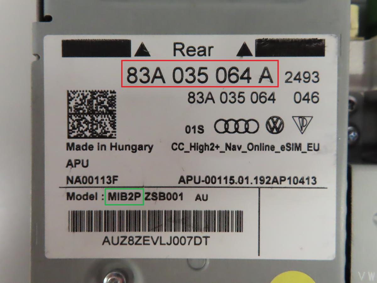 Audi - A1 vanaf 2018 Navigatiemodule reparatie
