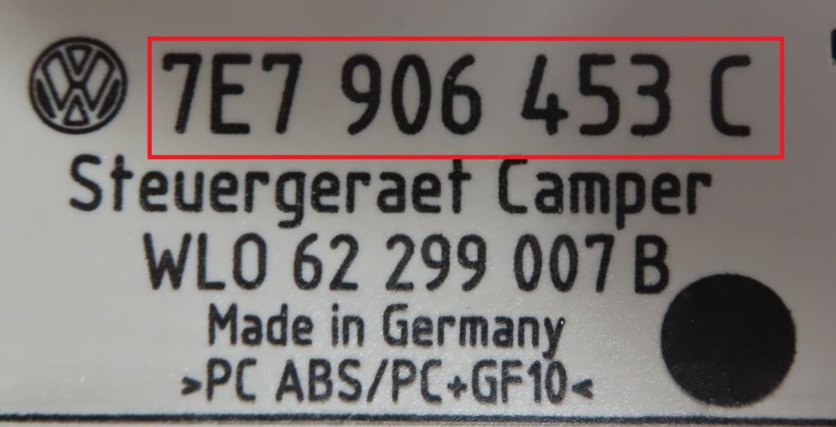 Volkswagen - Transporter T5 facelift vanaf 2009 Camperbedieningspaneel reparatie