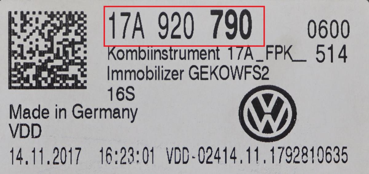 Volkswagen - T-Roc A1 vanaf 2017 Tellerpaneel reparatie