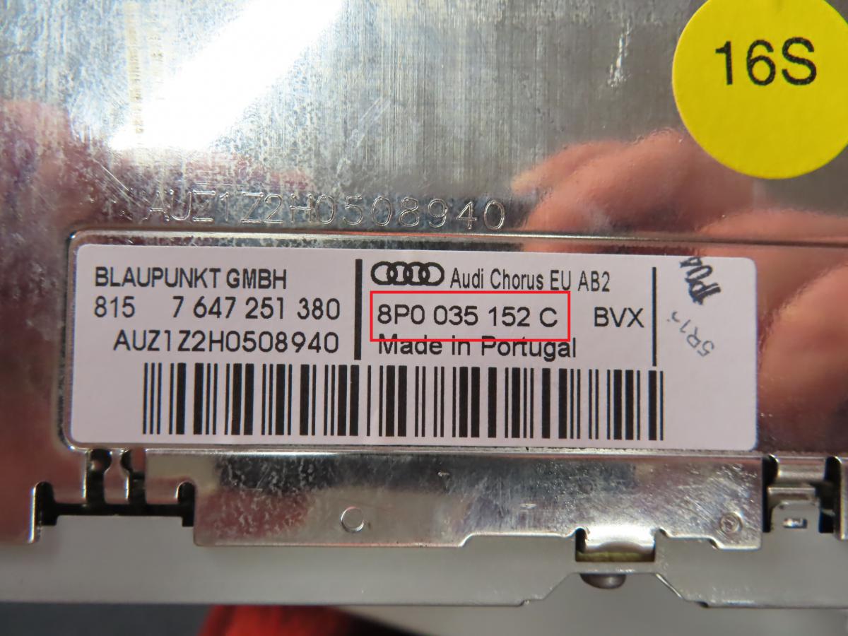 Audi - A3 8P vanaf 2003 Radio CD-Speler reparatie