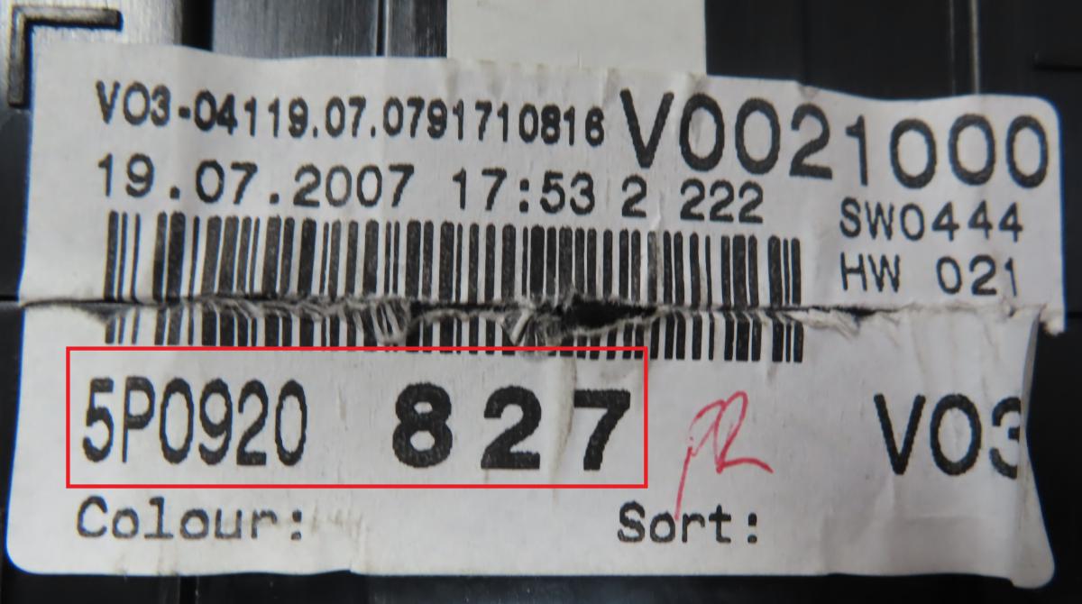 Seat - Altea XL vanaf 2006 Tellerpaneel reparatie