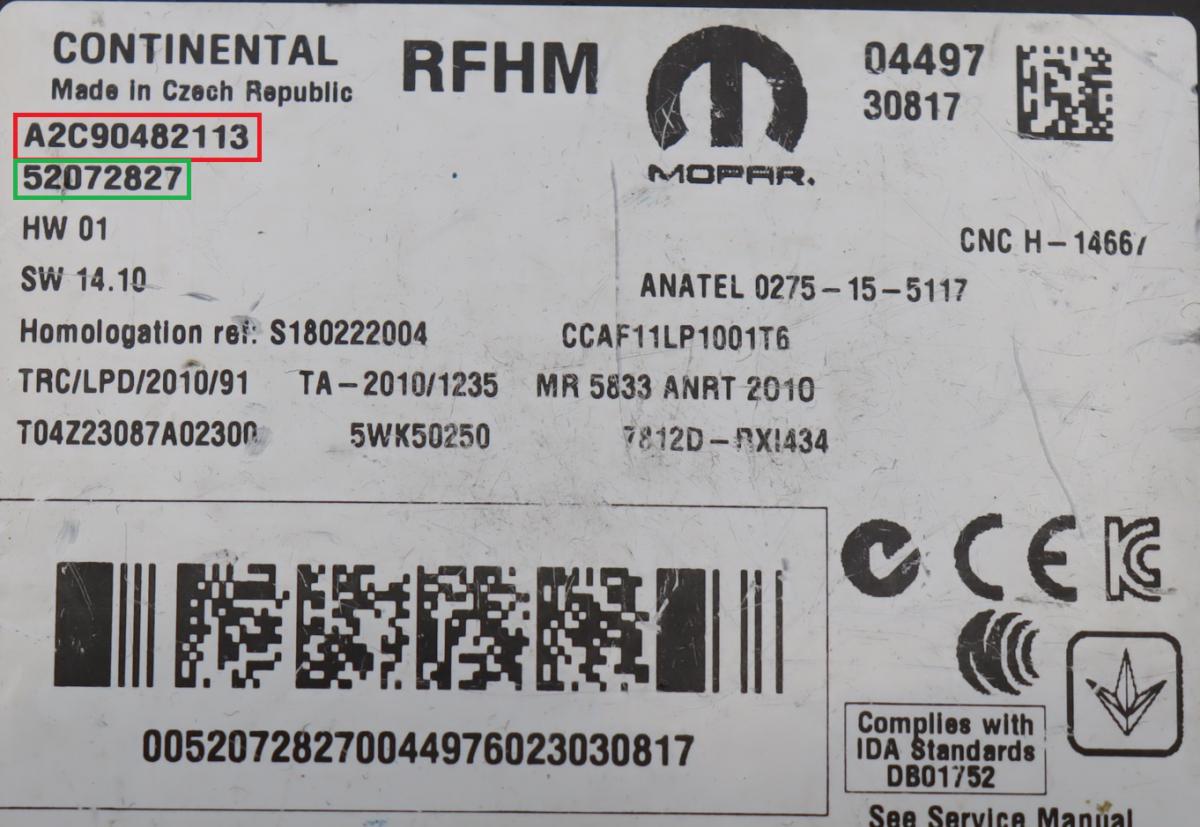 Fiat - 500 X vanaf 2015 Diverse-modules reparatie