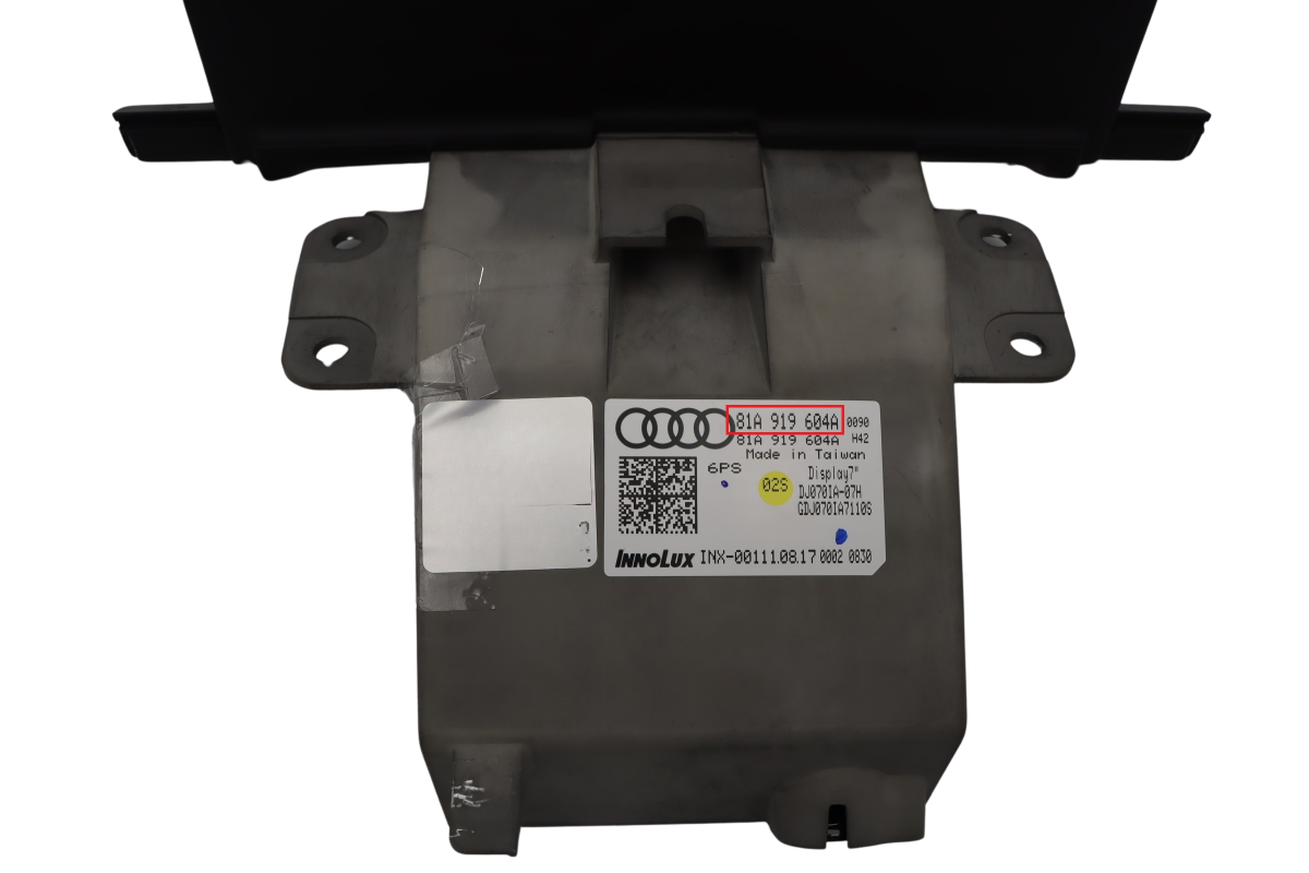 Audi - Q2 vanaf 2016 Navigatiescherm reparatie
