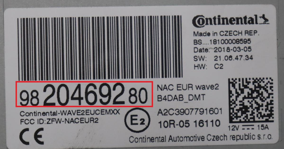 Peugeot - 2008 gen 2 vanaf 2019 Navigatietoestel reparatie