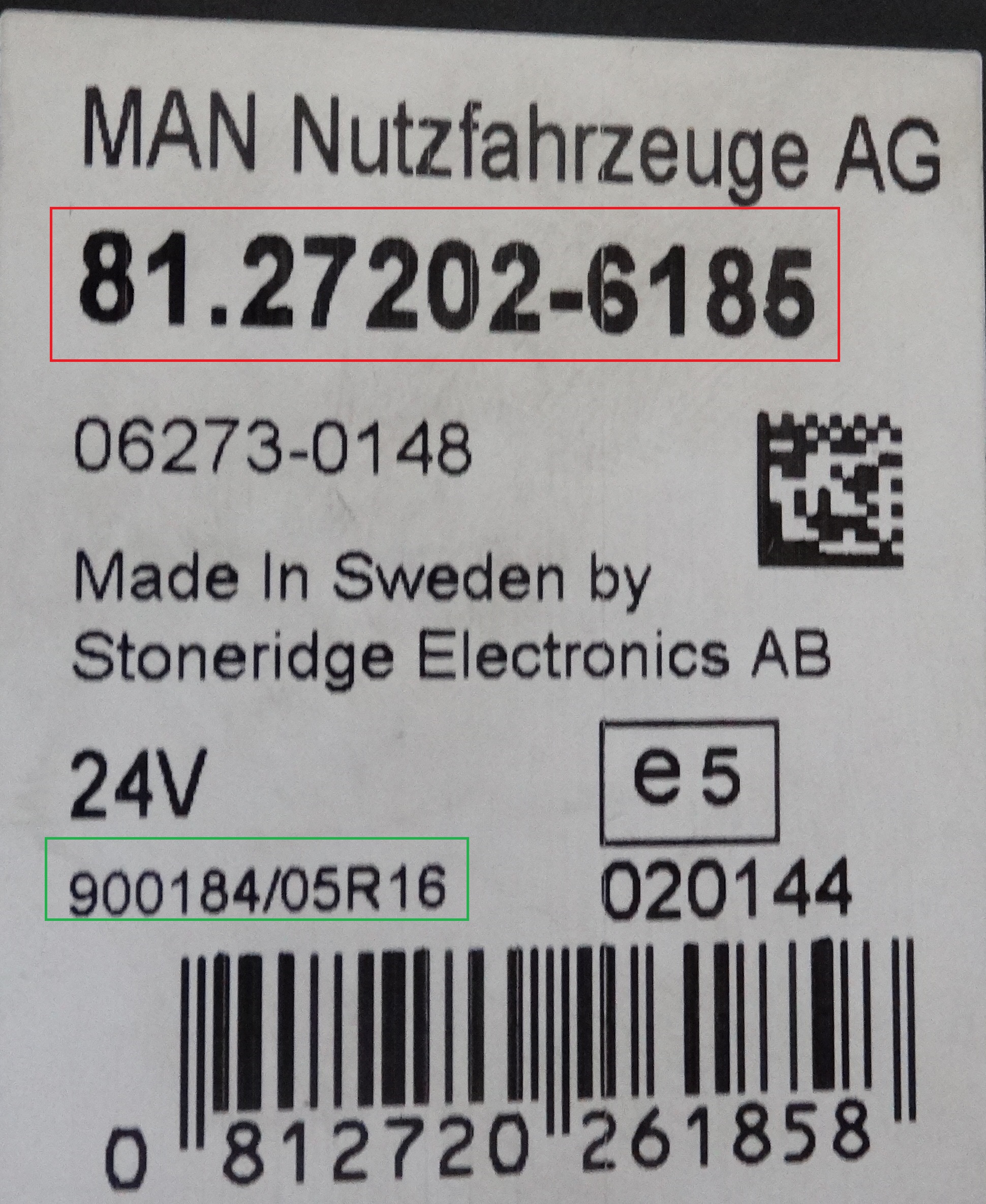 M.A.N. - TG-Serie 1e gen vanaf 1999 Tellerpaneel reparatie