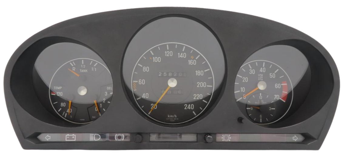 Mercedes - S-Klasse W116 vanaf 1972 Tellerpaneel reparatie