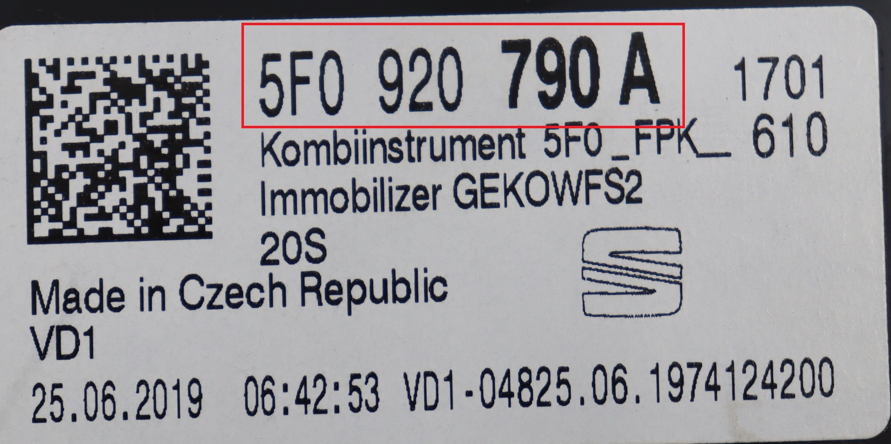 Seat - Ateca vanaf 2016 Tellerpaneel reparatie