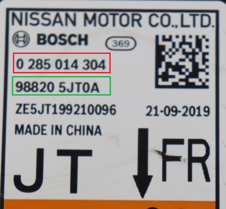 Nissan - Navara D23 facelift vanaf 2020 Airbagmodule reparatie