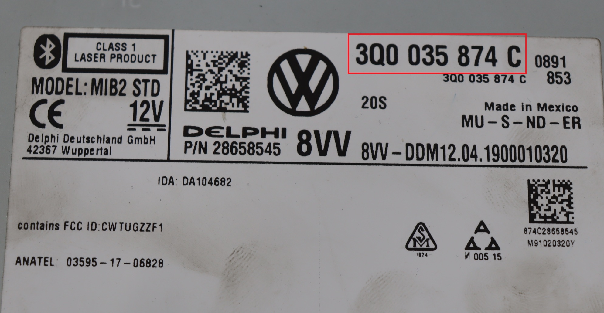 Volkswagen - Tiguan 2 vanaf 2016 Navigatietoestel reparatie