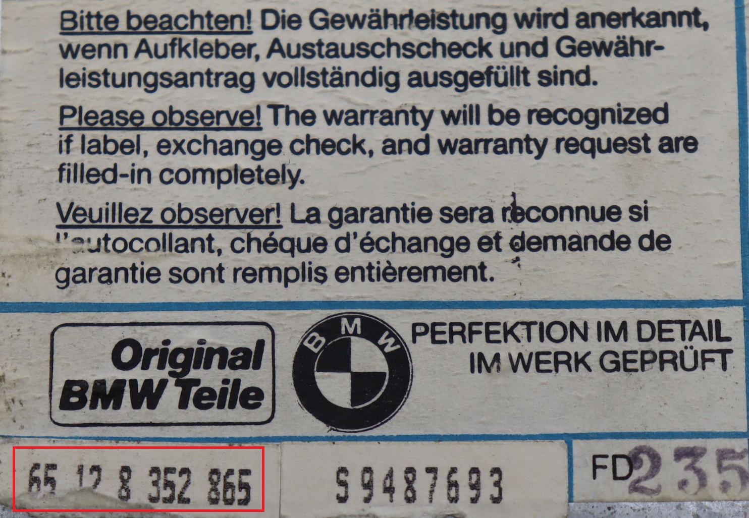 Aftermarket Radios - Z3 vanaf 1996  reparatie